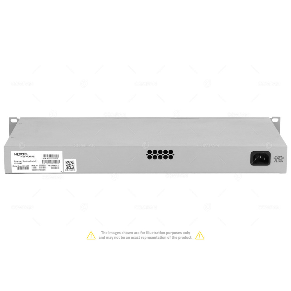 3510-24T NORTEL NETWORKS 24 PORT RJ-45 4 x SFP ETHERNET ROUTING SWITCH